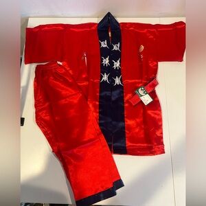Chinese Kimono Childs Size 4 Silk NWT